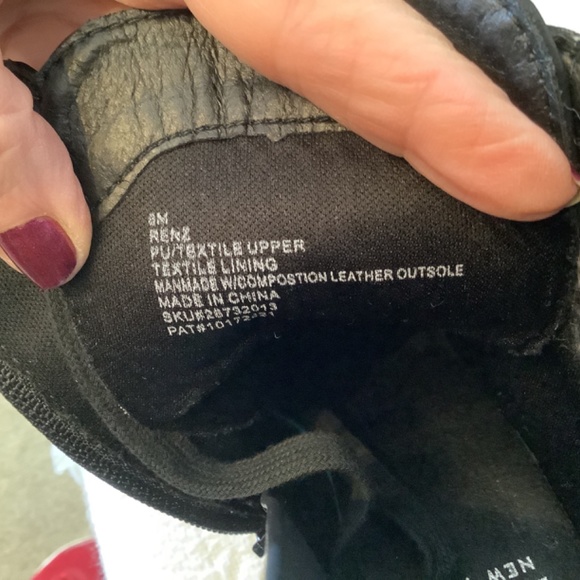 NIB SM New York Renz Black Ankle Combat Boots - Picture 9 of 13